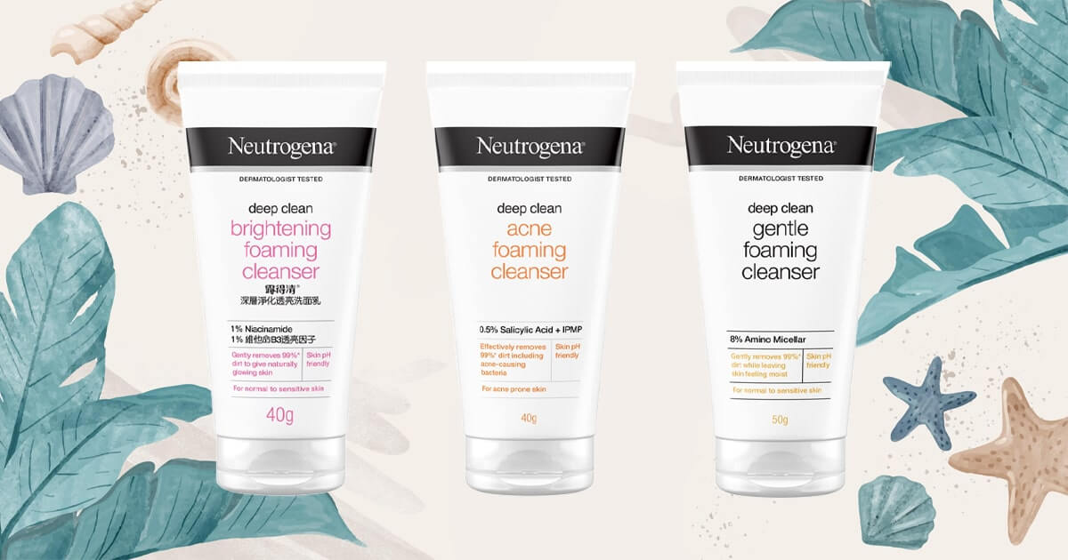 Neutrogena’s Deep Clean Cleansers Travel Pack