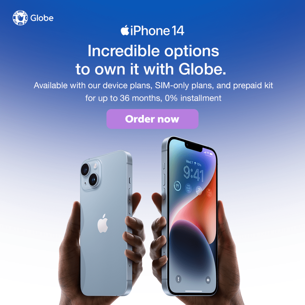 Globe Launches All New IPhone 14 Series And More EveryTechEver   Globe X Apple IPhone 14 1024x1024 