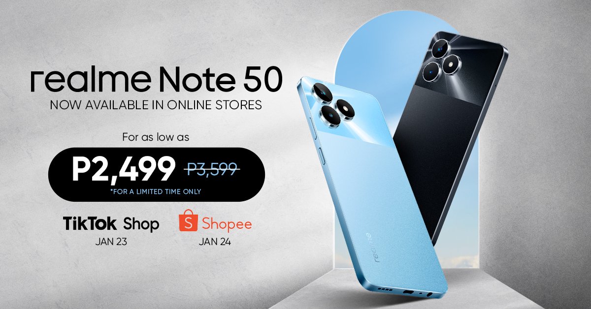 realme Note 50 now available online, starts at PHP 2,499 EveryTechEver