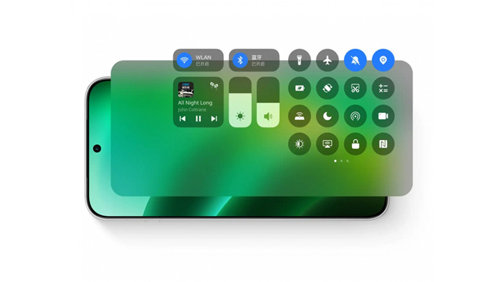 ColorOS 15 Control Center