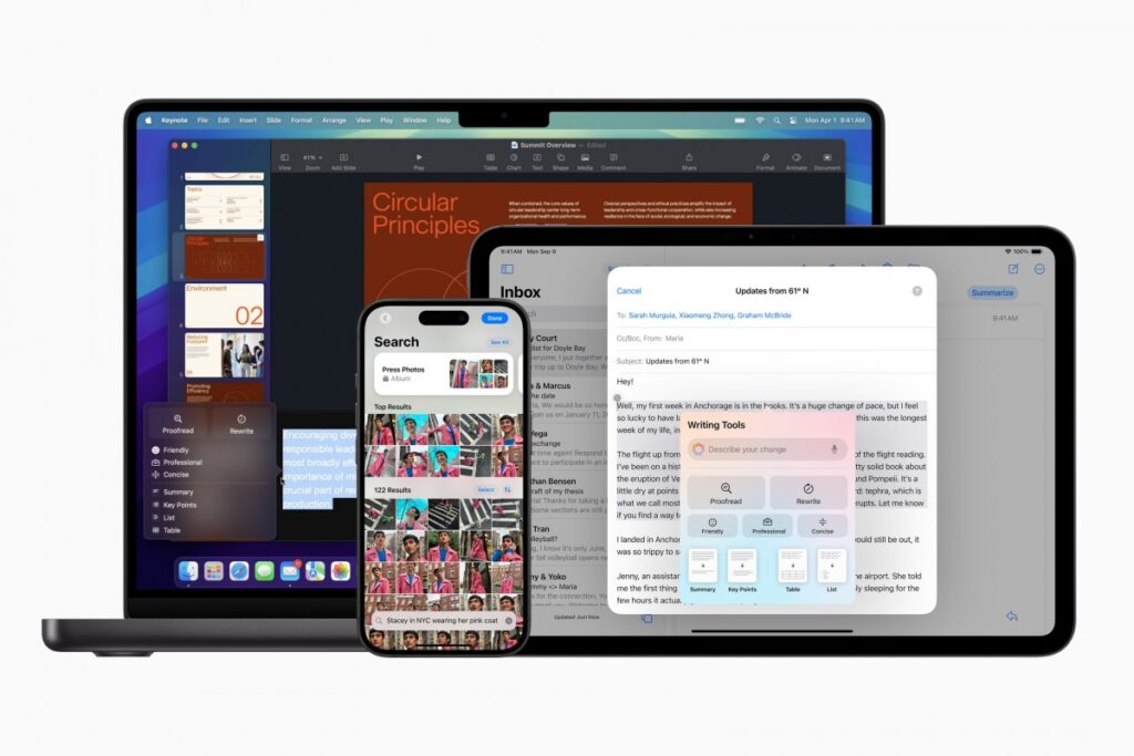 iOS 18.1 with iPadOS 18.1 and MacOS Sequoia 15.1