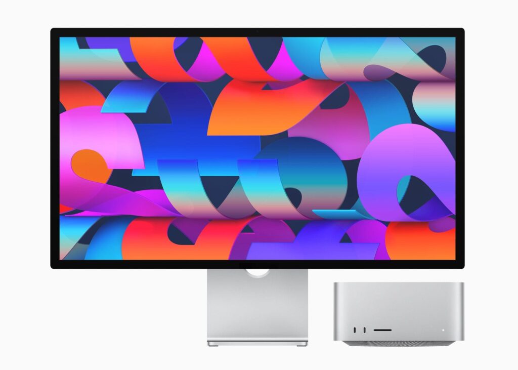 iPad, iMac and Apple Studio Display