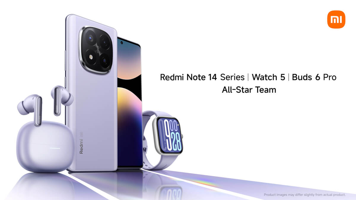 The Iconic Combo of the Redmi Note 14 Series, Redmi Watch 5, and Redmi ...