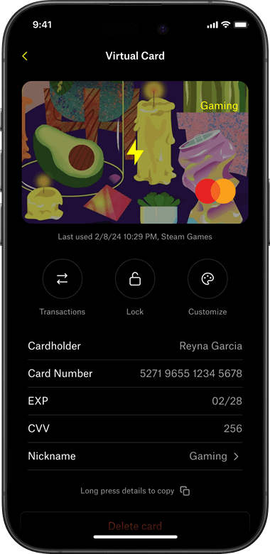 Zed Android credit card launch