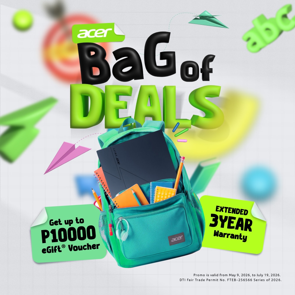 Acer Bag of Deals promo
